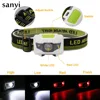 Mini Head Lamp 4 Mode Waterproof 600Lm R3+2 LED Flashlight Super Bright Headlight Headlamp Torch Lanterna with Headband Use 3AAA ► Photo 1/6