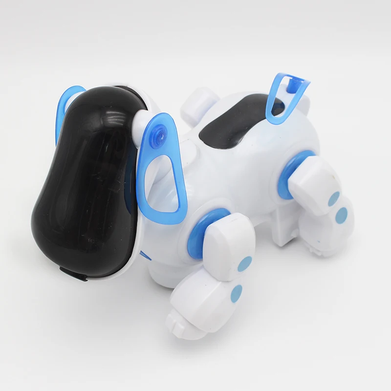 Новые высококачественные электронный танцующий Поющий светильник робот собака игрушки собака модель фигурки подарок на день рождения для детей
