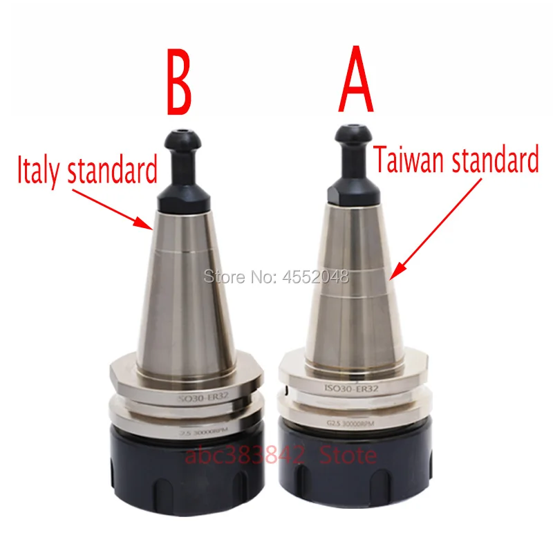 

Free shipping ISO30 ER32 ER25 ER20 ER16 woodworking machine high speed tool holder balance chuck lathe chuck CNC tool holder