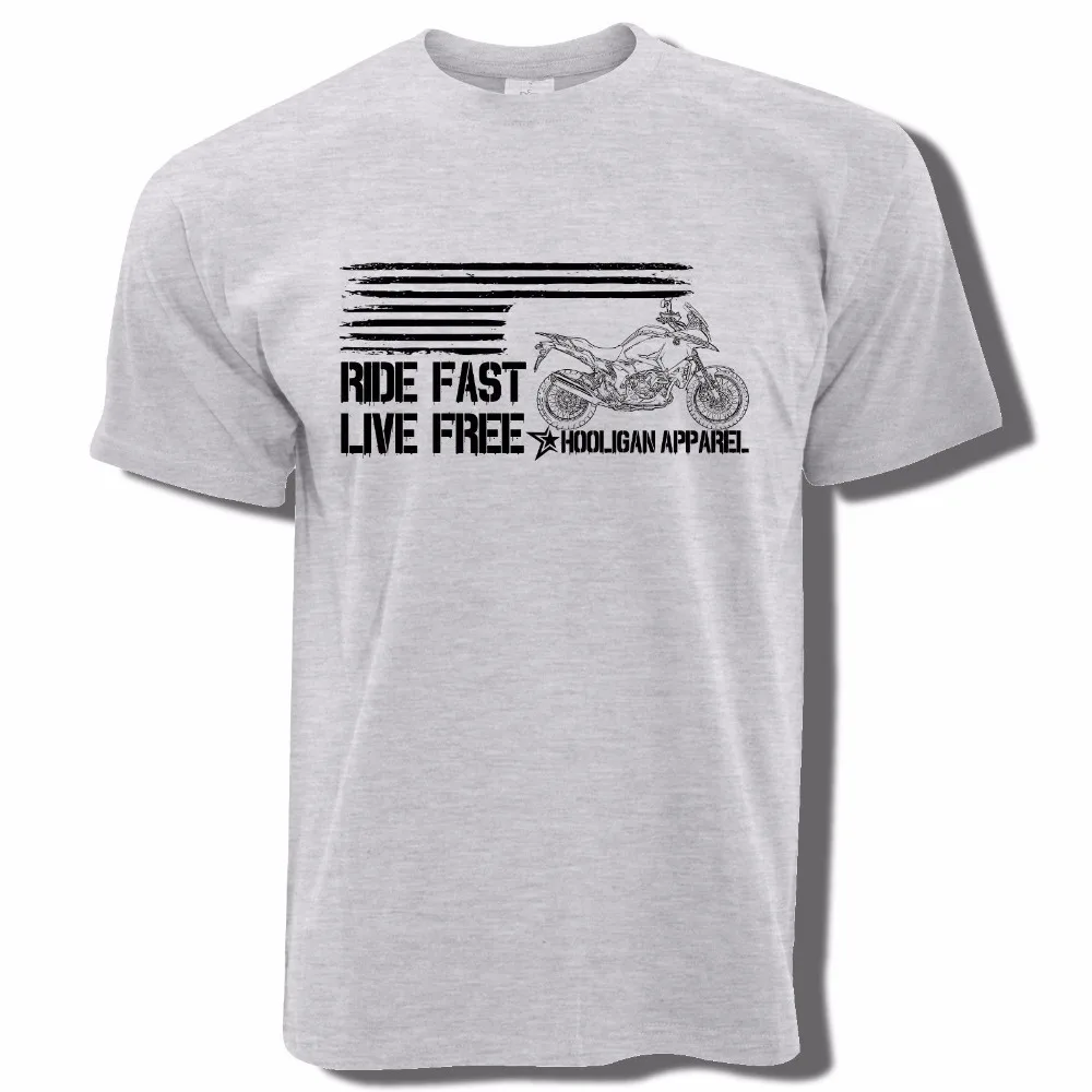 

2019 New Men'S T-Shirt Solid Color Casual Male Tops & Tees VFR1200X 2015 Inspired Motorcycle custom T shirt