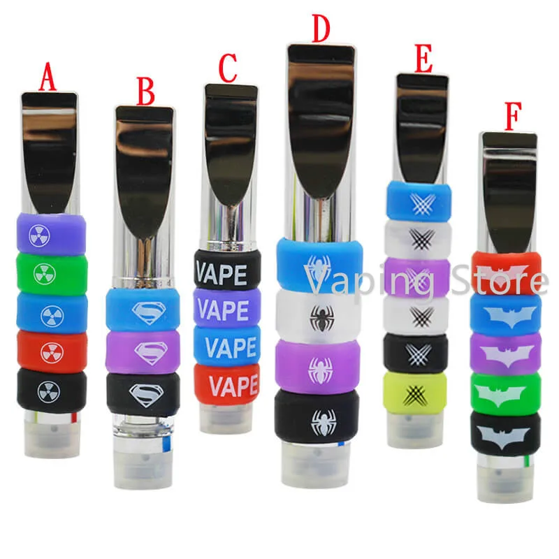 5 шт. резиновый силиконовый вейп группа кольца для масло CBD Vape Танк набор