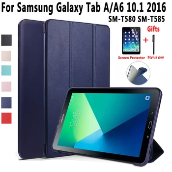

Case for Samsung Galaxy Tab A A6 10.1 2016 SM-T580 SM-T585 T580 T585 SM-T580N SM-T585N T580N Soft Shockproof Smart Cover Funda