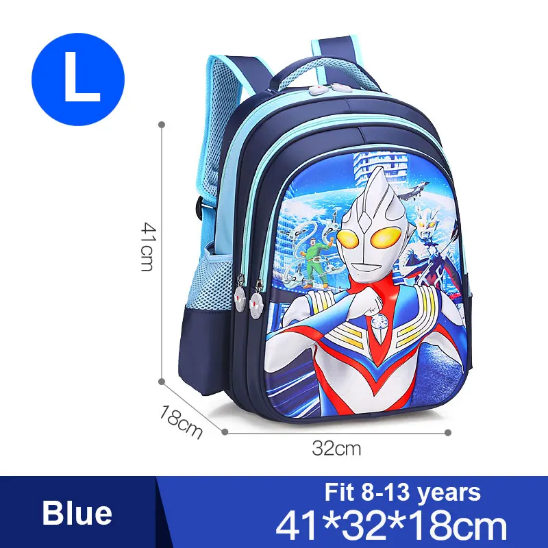 Подарок аниме Ulraman Tiga Zero мальчик девочка дети наклейки для детского сада, комнаты Рюкзак Школьные сумки холст детские Студенческие рюкзаки