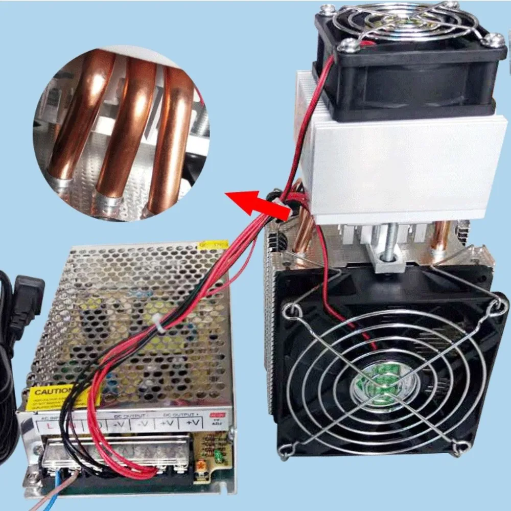 12 В холодильное полупроводниковое охлаждение электронный полупроводниковый охладитель 72 Вт DIY система охлаждения вентилятор компьютерные компоненты