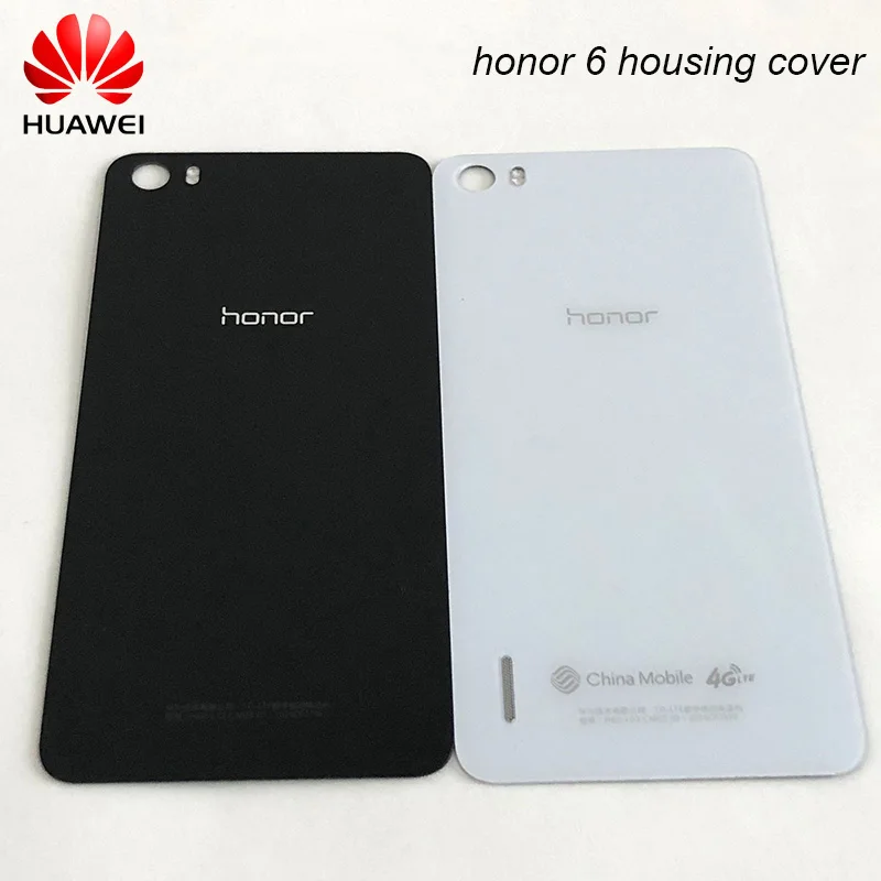 

5.0 Inch Original Rear Housing Cover For Huawei Honor 6 Back Door Replacement Battery Case With Tape Adhesive Sticker Included