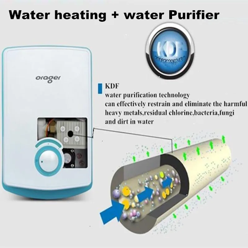 Robinet électrique instantané chauffe eau évier de cuisine électrique robinet chaud peut à la fois chauffer et purifier en même temps livraison gratuite
