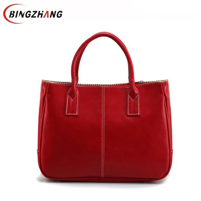 Hot Sale Women Bag Fashion PU Leather Women s Handbags Bolsas Top Handle Bags Tote Women