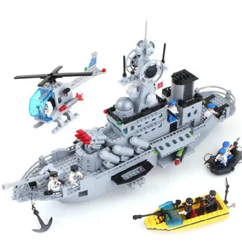 

821 843pcs Warship Constructor Model Kit Blocks Compatible LEGO Bricks Toys for Boys Girls Children Modeling