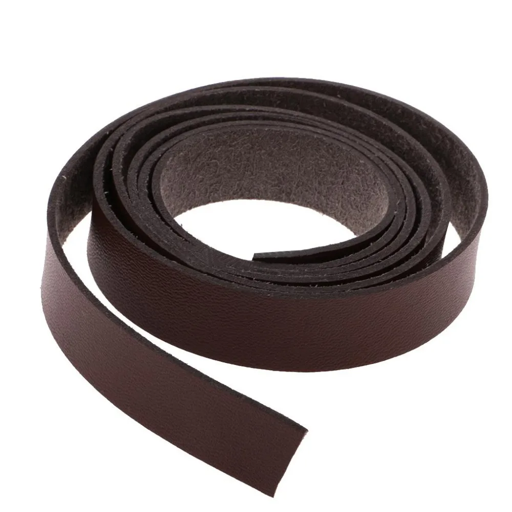 2m Leather Strip Handmade DIY Luggage Accessories Durable Luggage Belt Blank Can Be Dying Soft Leather Travel Strip Straps
