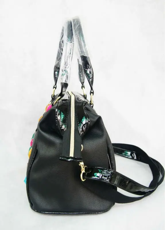 Модная сумка с бриллиантами цветная Черная Женская через плечо|bags color|bag fbag fashion |