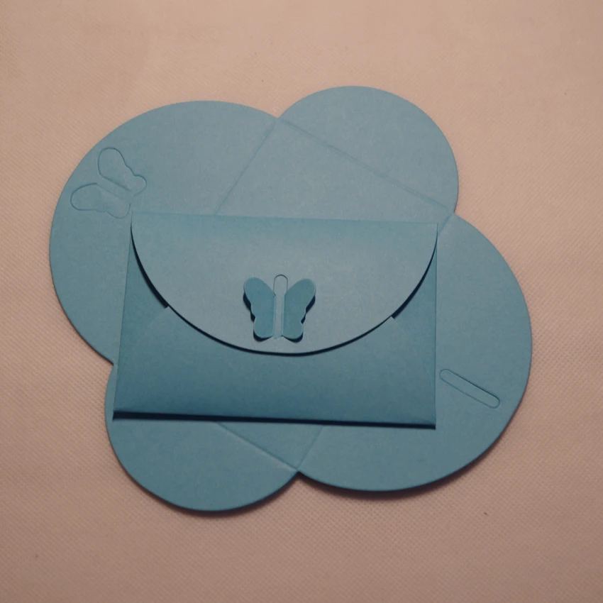100 шт 10,5x7 см перламутровая бумага милые красочные бабочки конверты с зажимом/mailer-приглашение на празднование свадьбы, материал Vip карты, Namecards