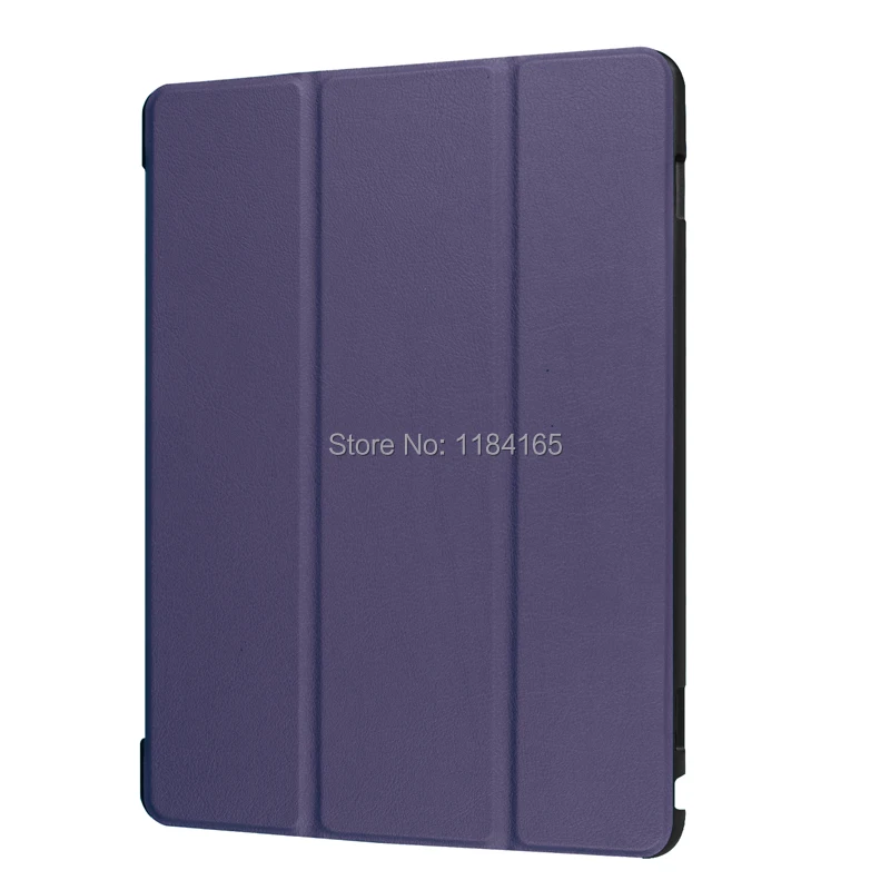 KTG1214DP_1_Ultra thin 3 fold Leather Case with Smart Sleep Cover & Stand for Huawei MediaPad M3 Lite 10 protective cover skin case