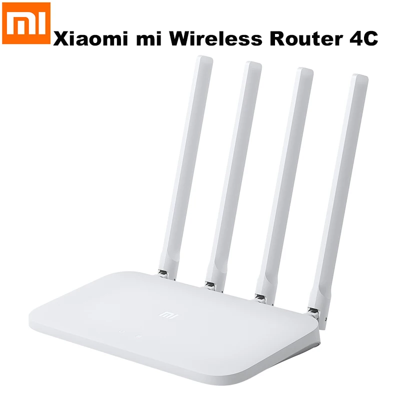 Xiaomi Mi 4C WI FI маршрутизатор 64 Оперативная память 802 11 B/G/N 2 4G 300 Мбит/с 4 антенны Smart APP