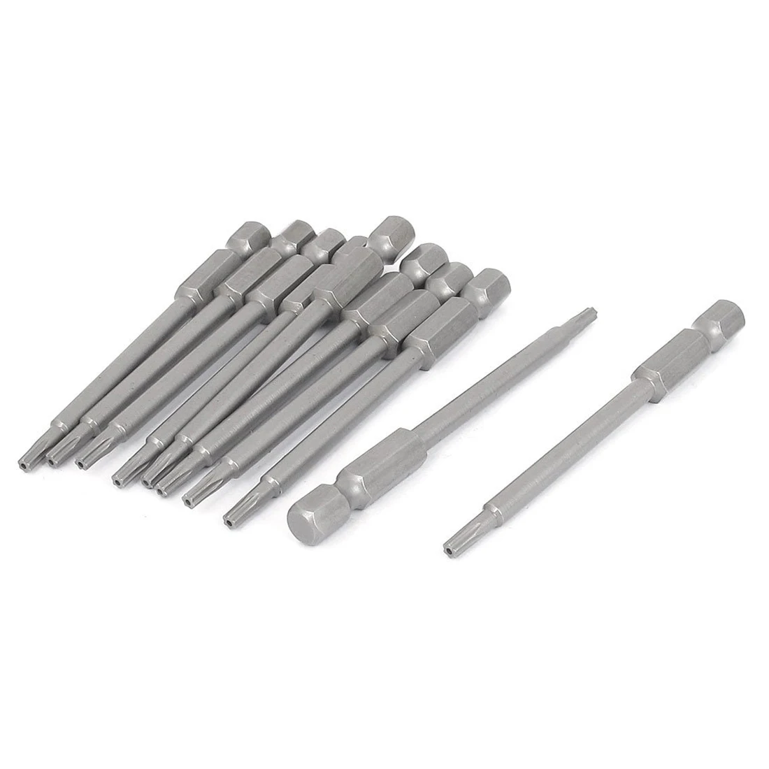 

1/4-inch Hex Shank 2.5mm Tip T10 Torx Security Screwdriver Bits 10pcs