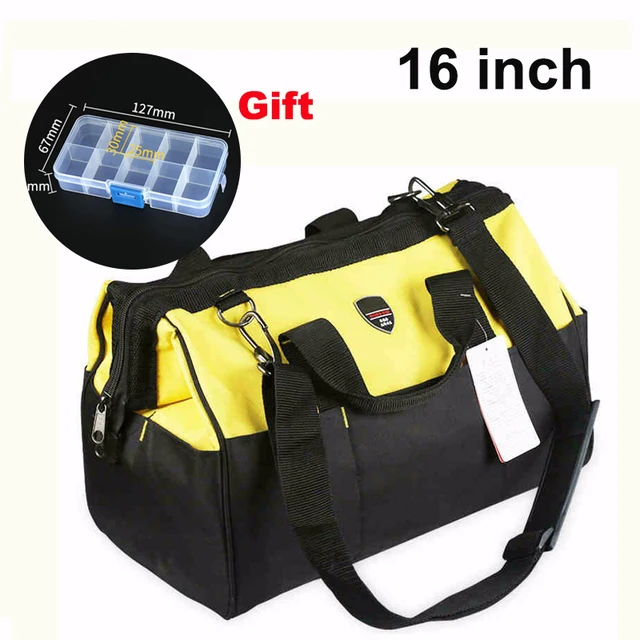 Us 37 15 High Quality 16 Hardware Mechanic S Handbags Telecom Tool Bag Electrician Repair Toolkit Shoulder For In Bags From Tools On