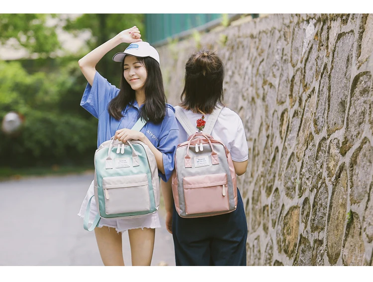 Женский рюкзак для школы подростков девочек мальчиков стильная школьная сумка женская парусиновая ткань рюкзак женский рюкзак Mochila