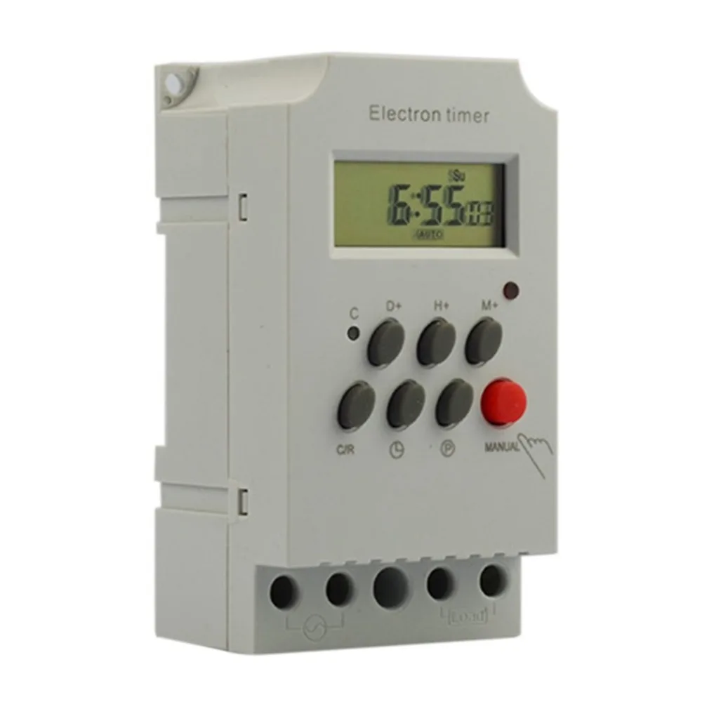 

KG316T-II Mini Programmable Din Rail Digital LCD Timer Switch Electronic Home Security Control Switch Automatic Timer Switch