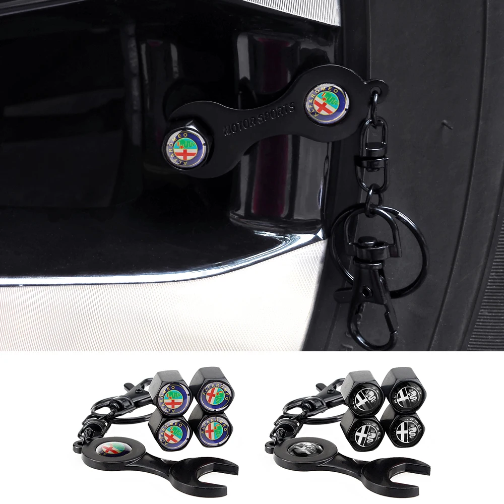 4 шт./компл. автомобильные аксессуары колпачки для клапанов колес Alfa Romeo 159 147 156 155