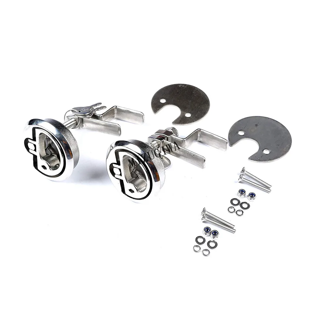 2 pcs Cam Latch Boat Latch Locking Style with Fastener Marine Grade