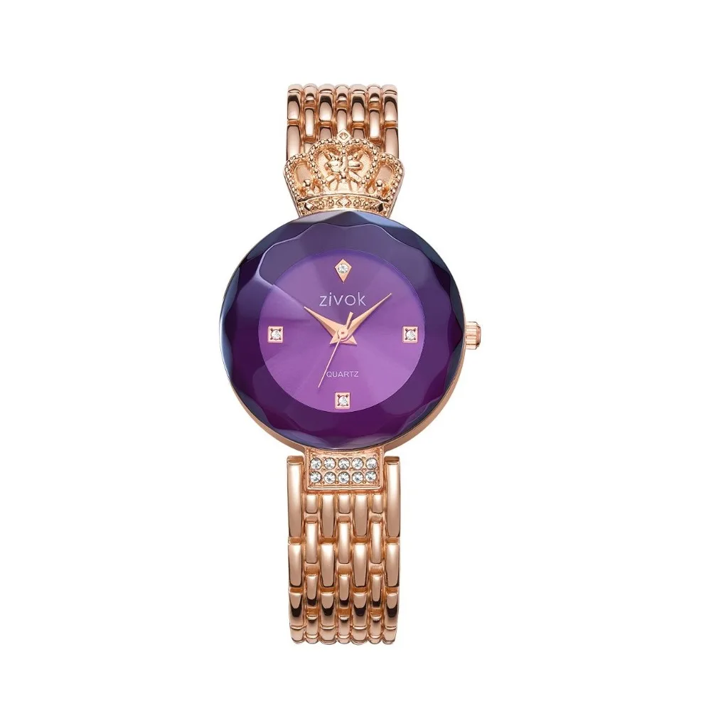 

ZIVOK Luxury Brand Women Watches Bracelet Watches Rose Gold Quartz Wrist Watch Clock Women reloj mujer Girls Lovers Watch