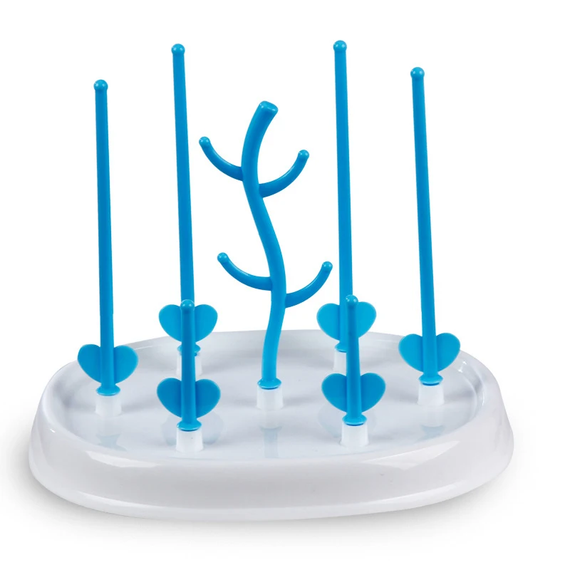 

Baby Bottle Drier Cute Tree Shape Cleaning Nipple Pacifier Drying Rack Drainer Detachable Useful Infant Milk Cup Holder MBG0377