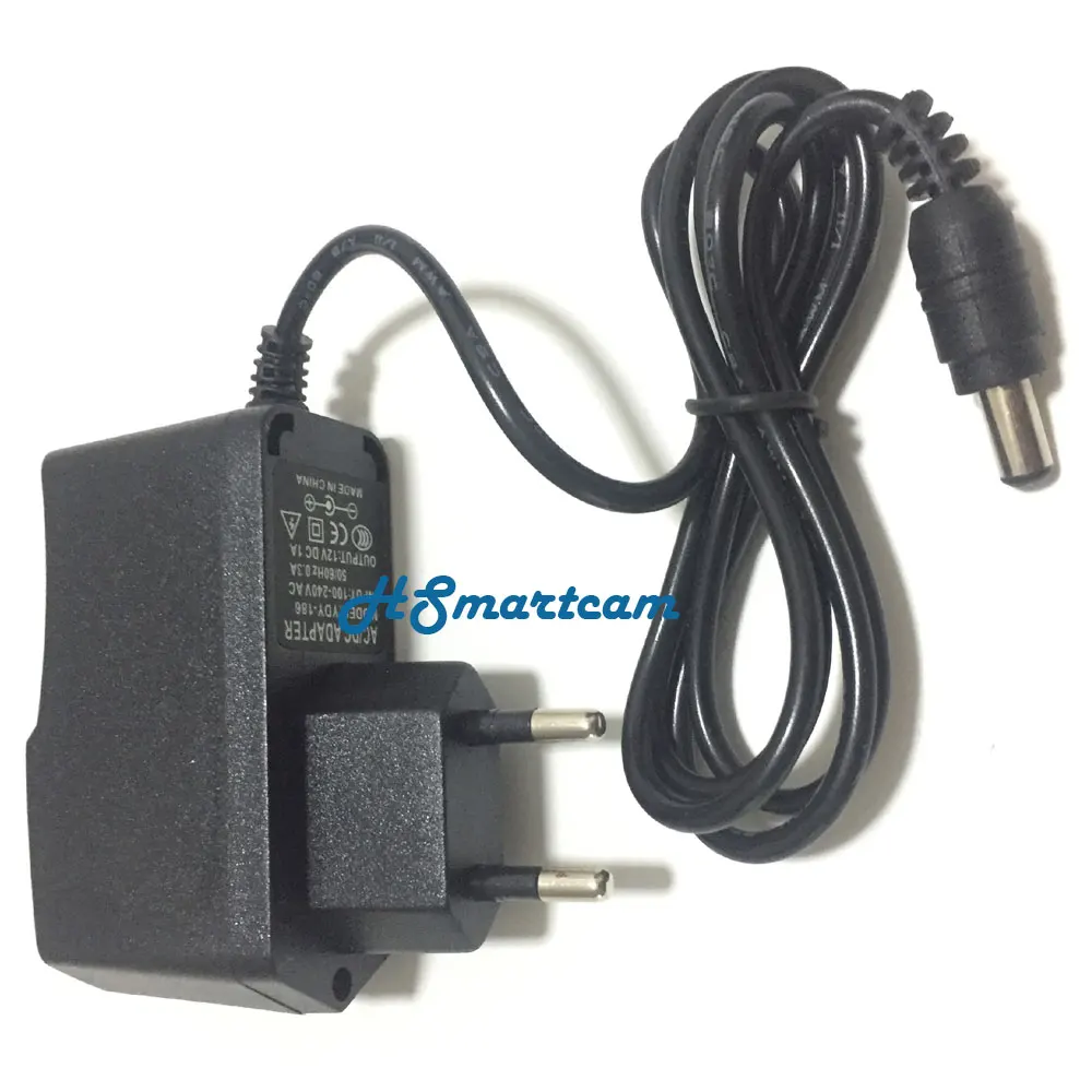 

New AC 110-240V DC 12V 1A EU US Plug Power Charger Adapter For CCTV Camera 48 LED IR Lights DC 12V1A power
