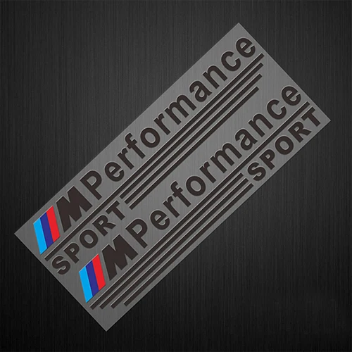 Мульти-Стайлинг М производительность зеркало заднего вида наклейка для BMW e46 e39 e36 e90 e60 f30 e34 f10 X1 X3 X5 X6 аксессуары - Название цвета: M-035 Black
