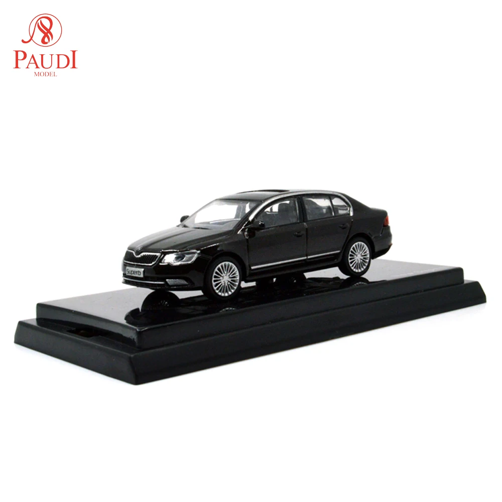 

Paudi Model 1:64 1/64 Skoda New Superb 2013 Brown Diecast Toy Car Original Authorized Authentic Kids Toys