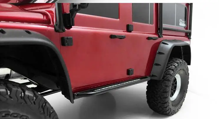 RC резиновый крыло и металлические шаблоны для Hraxxas T4 TRX4 Defender D110 Land Rover Rock crawler 1/10 scale