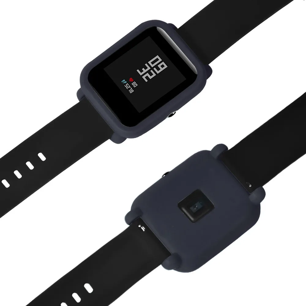 Мягкий защитный силиконовый чехол из ТПУ для Huami/Amazfit/Bip/Youth Watch носимые Устройства фитнес-браслет relogio