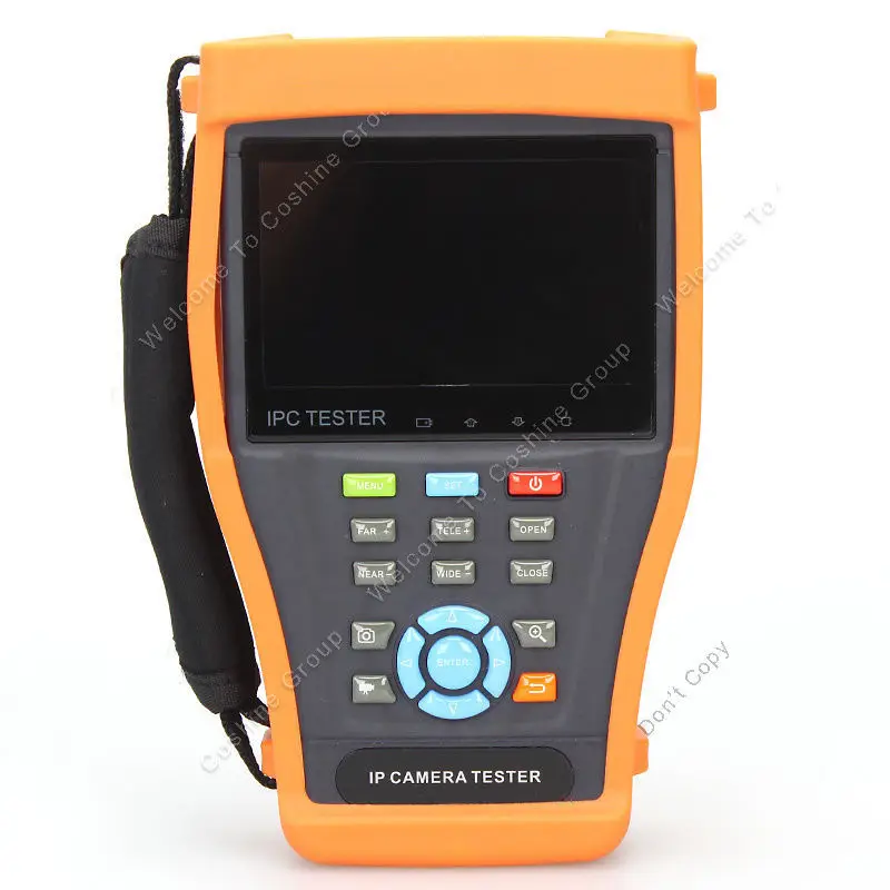  Free shipping!4.3 Inch Touch Screen IP Camera Test Monitor PoE Test CCTV Tester WIFI PTZ Controller HDMI OSD Menu IPC-4300 