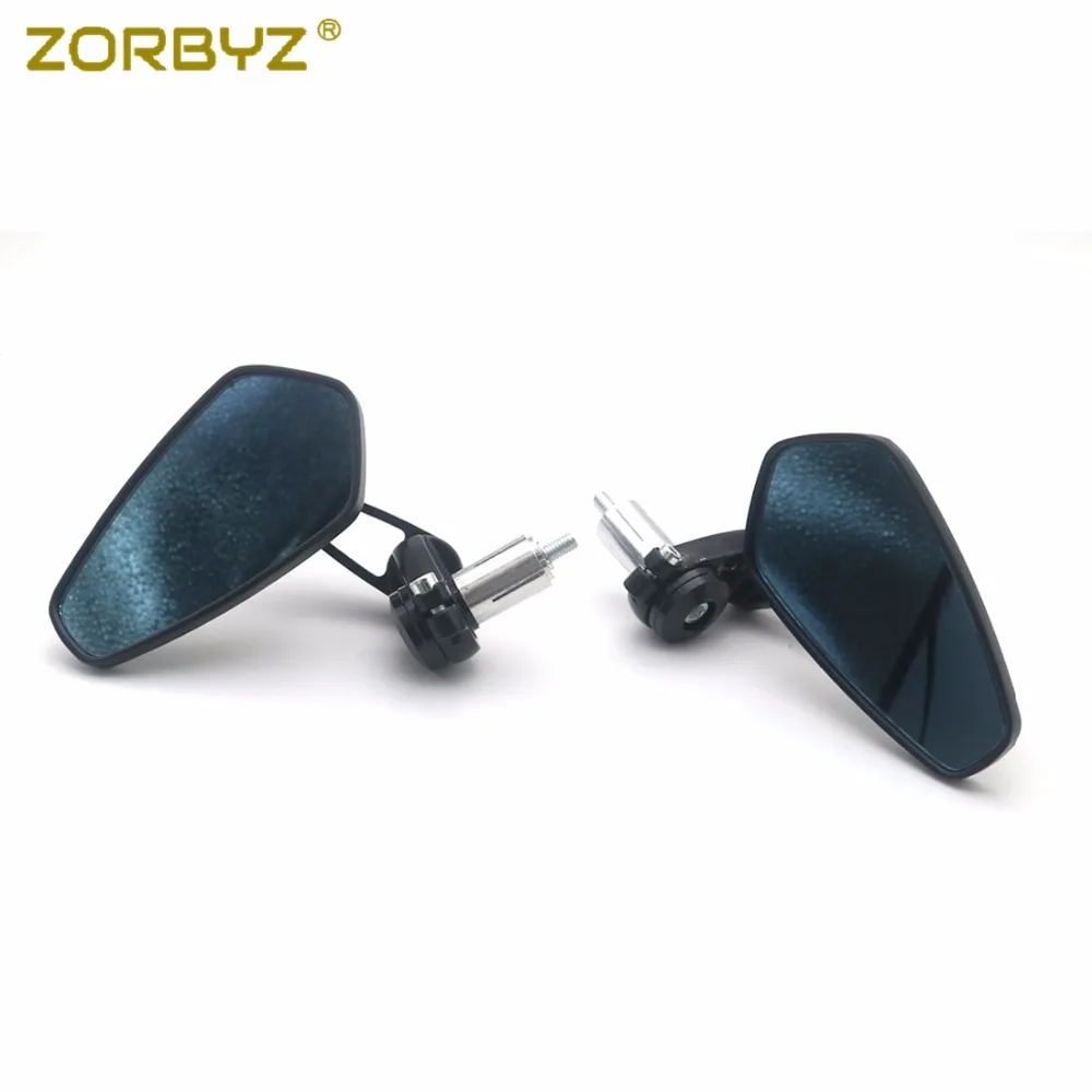 ZORBYZ универсальный мотоцикл 7/" 22 мм ручка бар конец заднего вида боковые зеркала для Honda Suzuki Harley