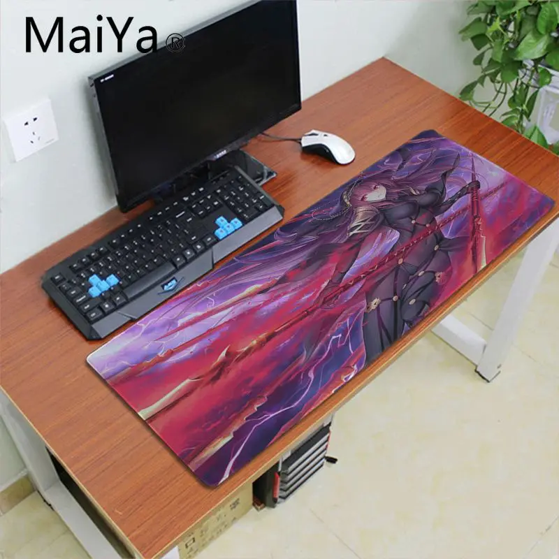 Maiya Fate серии Grand для блокировки края скорость Управление клавиатура ноутбука игровой коврик xxl стол ноутбук для геймеров стол pad - Цвет: Lock Edge 30x60cm