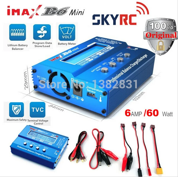 Специальное Оригинальное балансирующее зарядное устройство SKYRC IMAX B6 MINI 60 Вт Dis