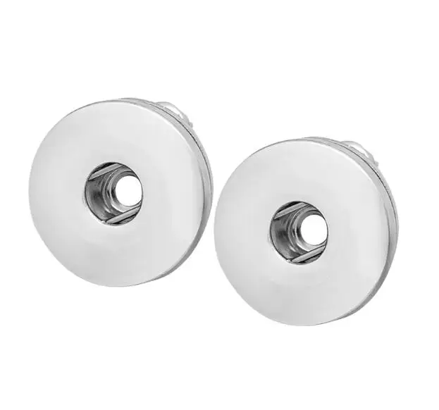 Женские серьги гвоздики со сменными кнопками 18 мм|snap stud earrings|fashion earringsstud earrings |
