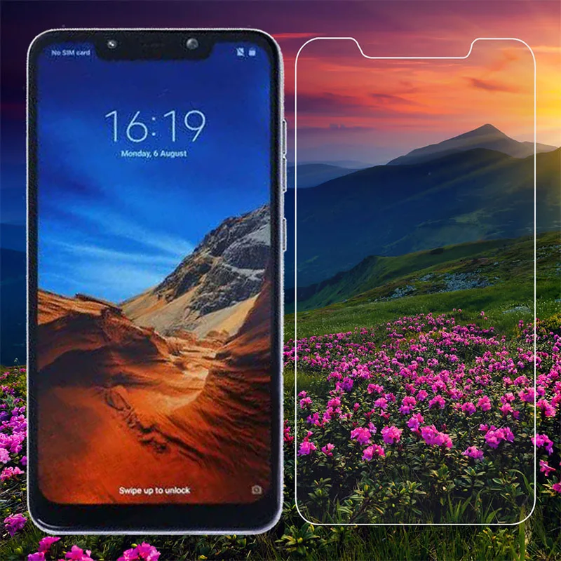 Защитное стекло для Xiaomi pocophone f1 защита экрана защитное xiomi mi A2 lite a1 5x6x5 6 8 max mix 2 2s 3