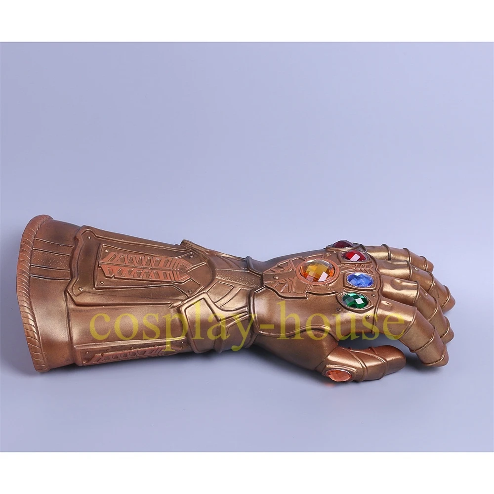 Cosplay Infinity Gauntlet Avengers Infinity War Thanos Gloves Gold Cosplay Studs Halloween Prop New (4)