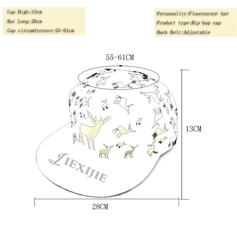 Светящаяся шляпа для женщин и мужчин, флуоресцентная бейсболка s, светильник для девушек, бейсболка, светится в темноте, хип-хоп шапки, Casquette boy304