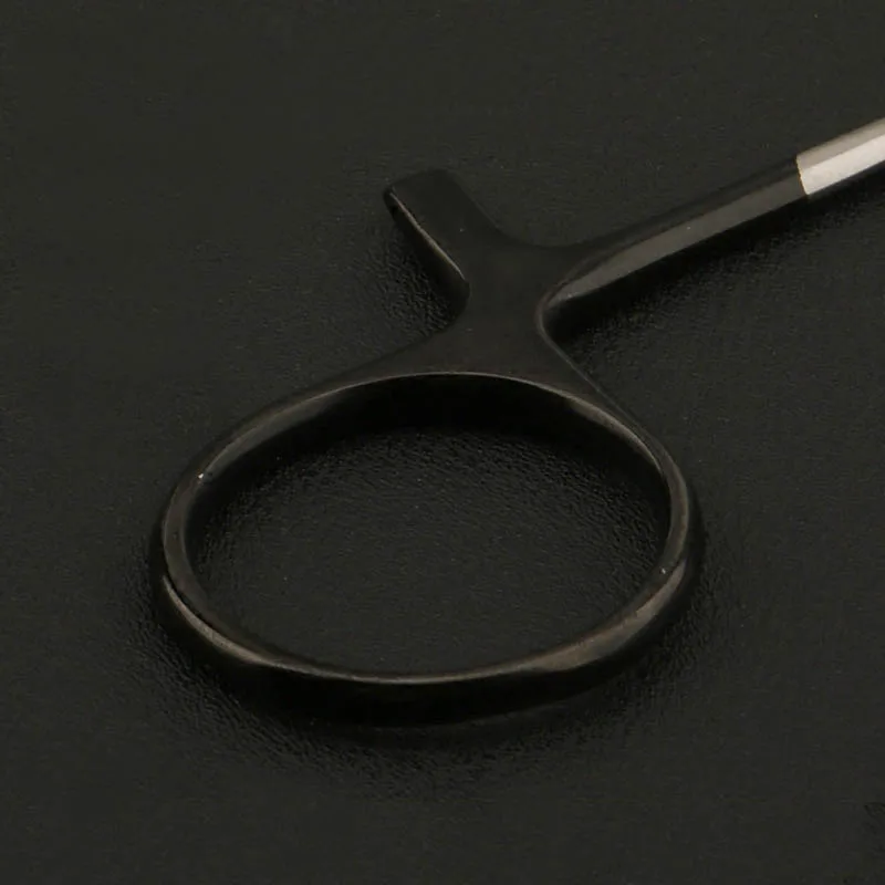 Черная ручка hemostats больница из нержавеющей стали прямой локоть 12,5 см тонкий хирургический инструмент hemostat