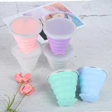 1 шт. силиконовые складные чашки для кофе и чая, выдвижные чашки для питья, инструменты, портативные, Лидер продаж