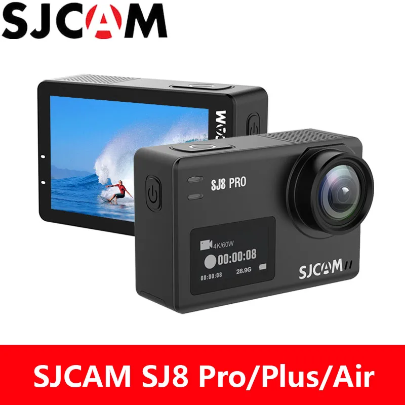 SJCAM SJ8 Pro Экшн-камера 4K 60FPS WiFi SJ8 Plus Спорт DV Дайвинг 30 м водонепроницаемый 2,3" сенсорный экран открытый удаленный Cam SJ8 Air