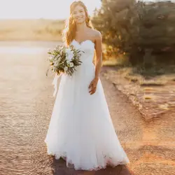 Vestito Da Sposa бальное платье Тюль свадебное платье с кружевными аппликациями без рукавов Винтаж свадебное платье 2019 свадебное платье на заказ