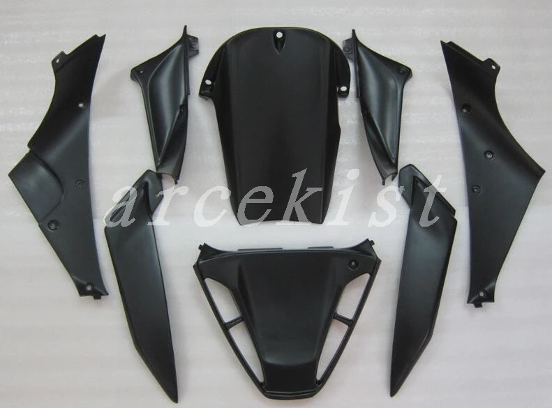 3 Подарки обтекатели комплект пригодный для Yamaha YZF 1000 R1 02 03 YZF-R1 2002 2003 ABS Пластик мотоцикл обтекатель полная черный матовый