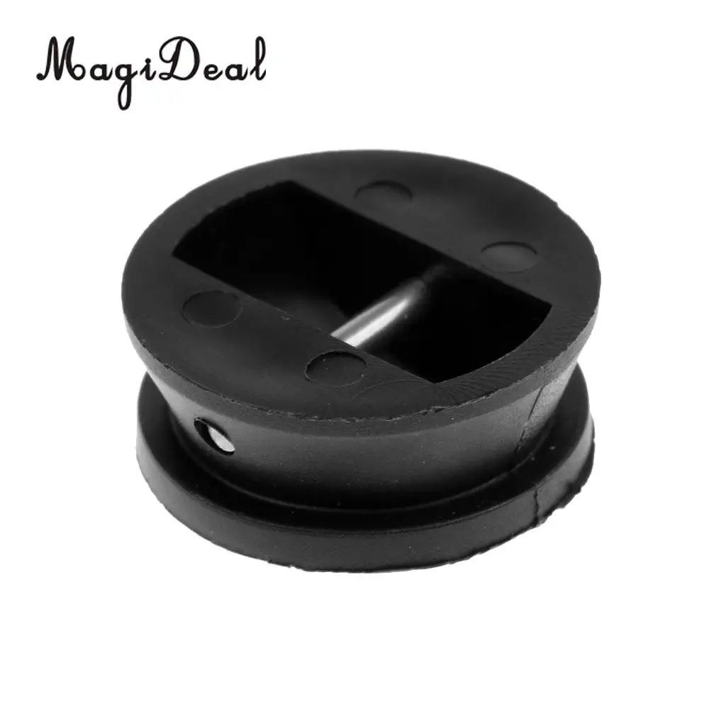 MagiDeal Surf Leash Leg Surfboard SUP Longboard Legrope Deck Plug 30mm Diameter Black Surfing Shortboard Accessories