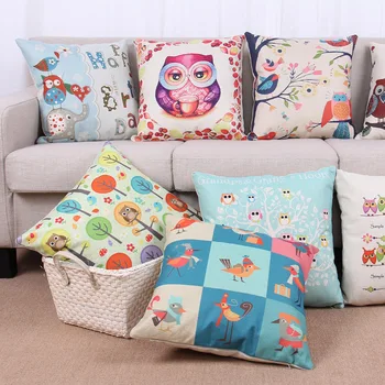 

Home Backrest Custom Home backrest does not contain core owl pattern throw pillow Covers