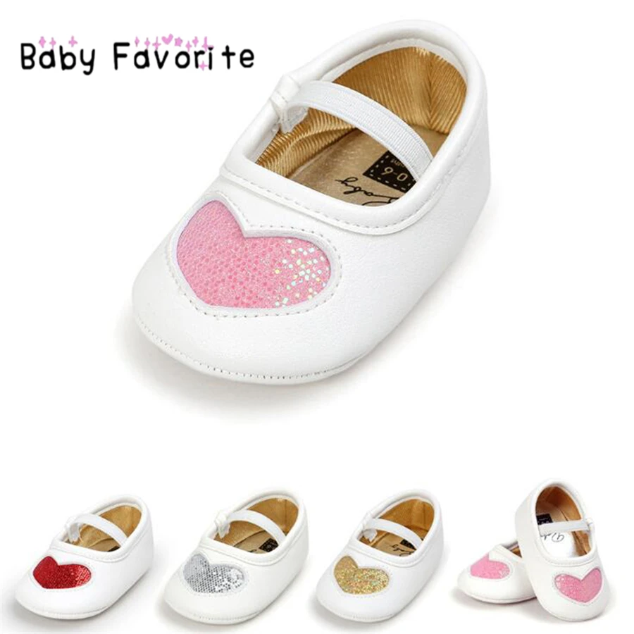 

Newest Cute Bling Heart-shaped Baby Girls Shoes Infant Elastic Band Slippers Ballet Newborn Shoes Bebe Zapatos Moccasins ss-26
