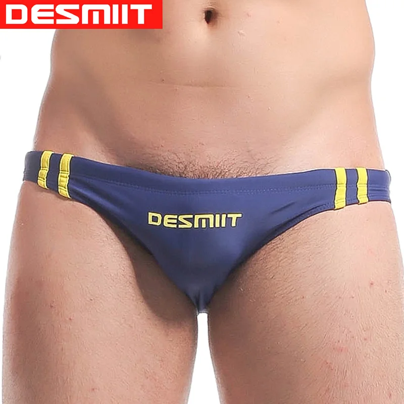 Купальники Desmiit Men новинка 2017 мужские брифы для плавания плавки сращивающийся
