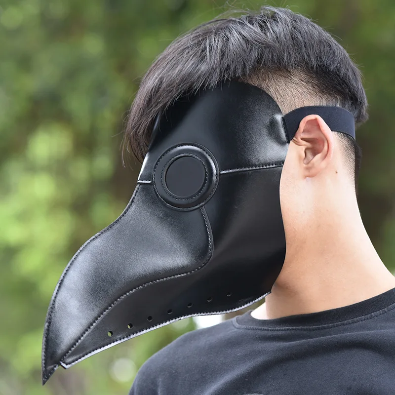 Стимпанк маска Чумного доктора белый/черный латекс птица клюв маски длинный нос Хэллоуин косплей вечерние события мяч костюм реквизит