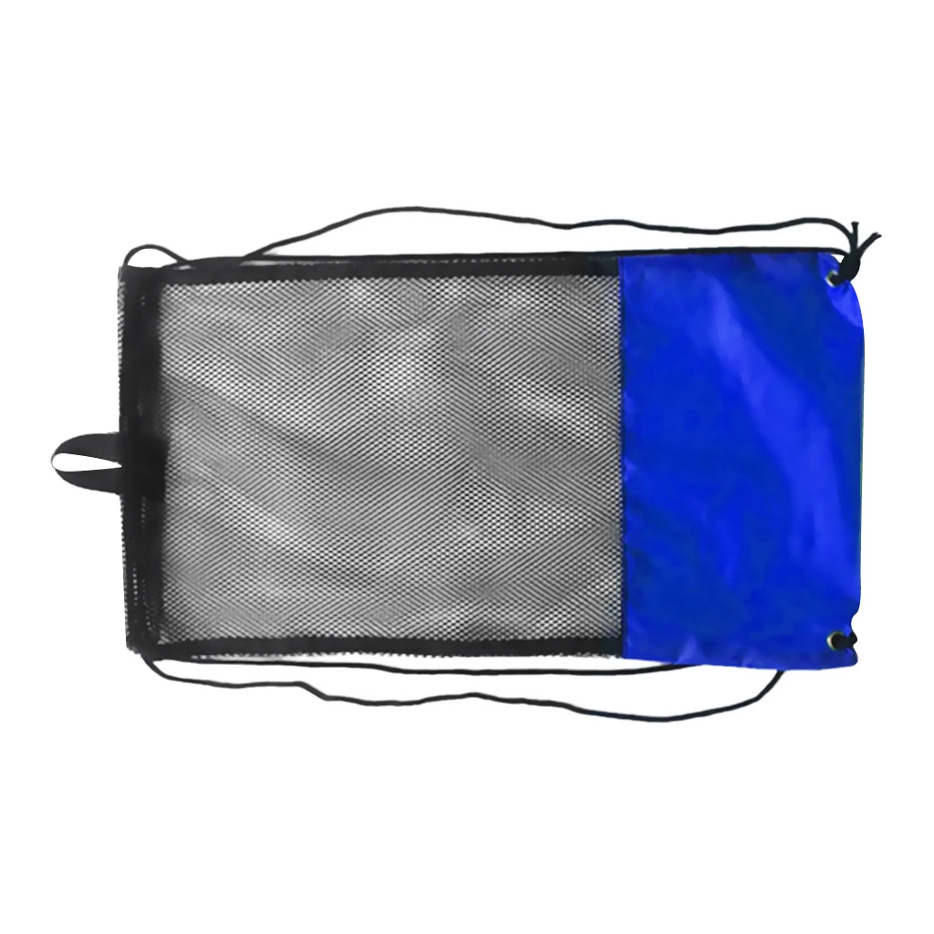 Adjustable 20KG Mesh Drawstring Bag for Snorkeling Scuba Diving Fins Goggles Mask Swimming Swim Dive Water Sports Accessories