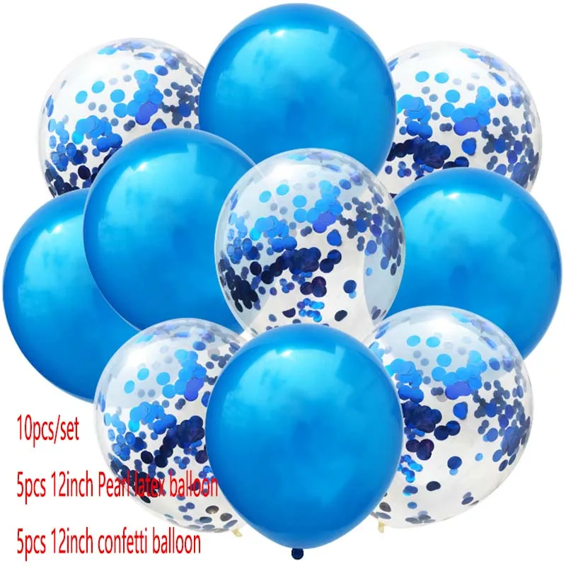 Birthday Ballons 5 Розовое платье для девочек вечерние 1st на день рождения декоративные шары для дня рождения маленьких 1 год детские украшения для детей шарики, День подарков будущей матери девушка S8MZ - Цвет: Birthday Ballons 5